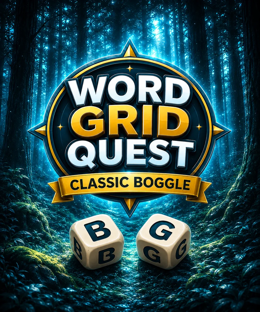Word Grid Quest: Classic Boggle